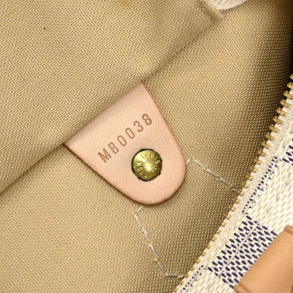 Louis Vuitton Damier Azur Speedy 25 Handbag N41534 MB0038 155258 - Picture 10 of 10